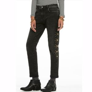 Grey Scotch & Soda Racer Skinny Jeans with cool studs  - Size 25/26, barely worn